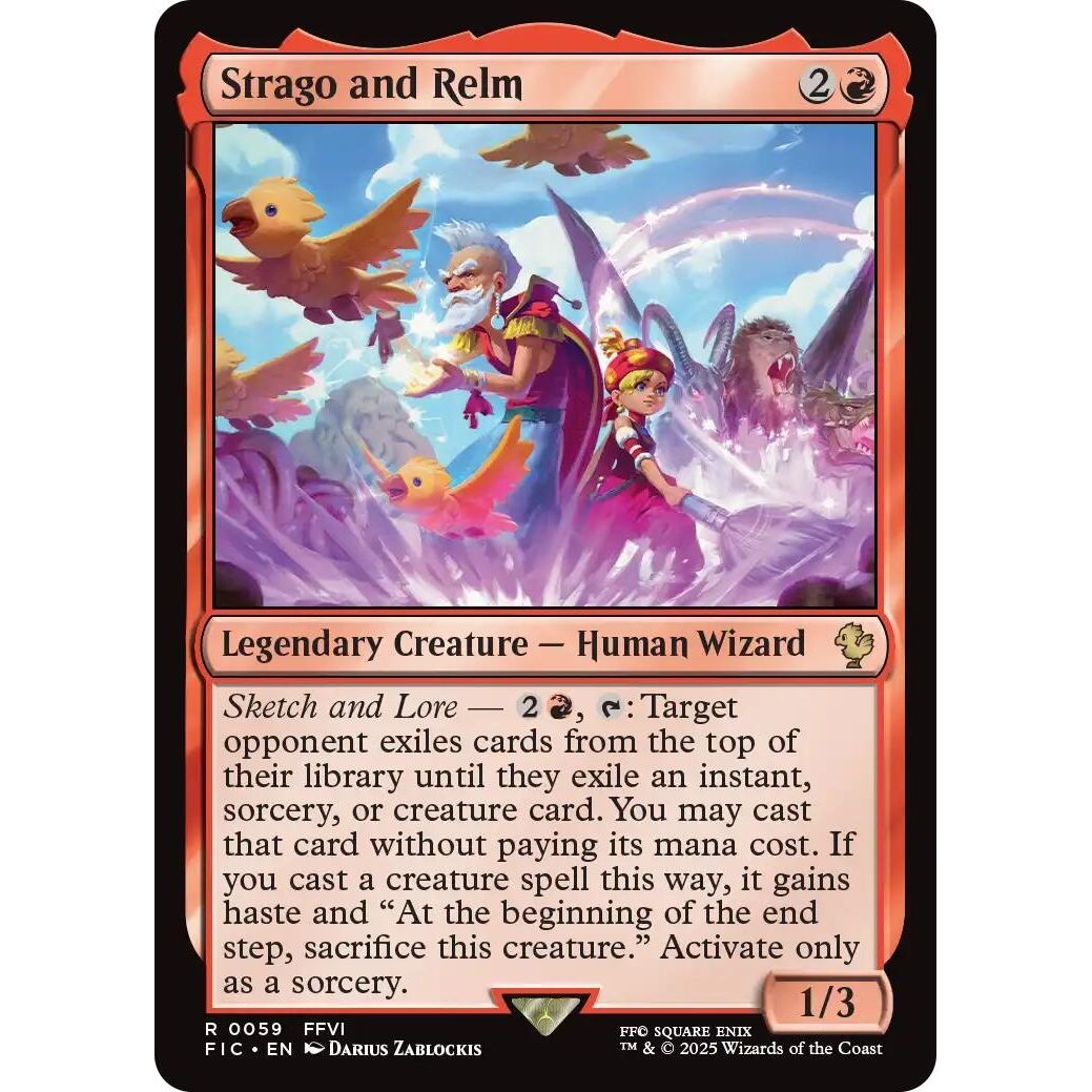 Image for Strago and Relm (Surge Foil) (59) (FIC) - Magic: The Gathering