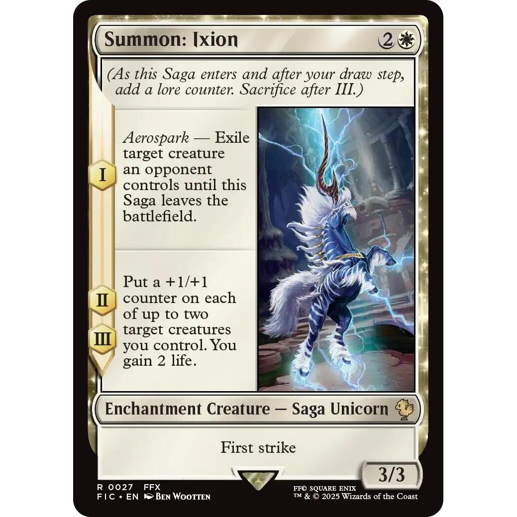 Image for Summon: Ixion (Surge Foil) (27) (FIC) - Magic: The Gathering