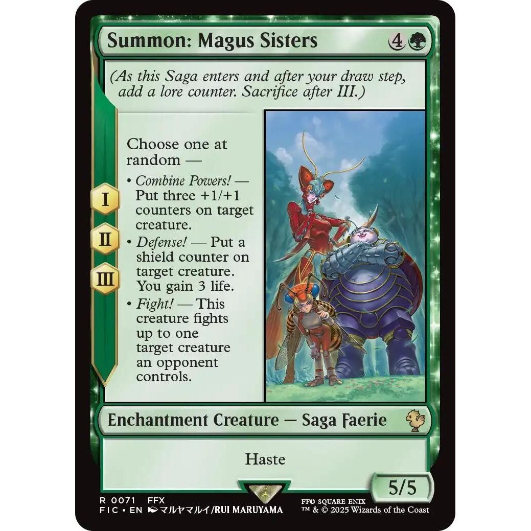 Image for Summon: Magus Sisters (Surge Foil) (71) (FIC) - Magic: The Gathering