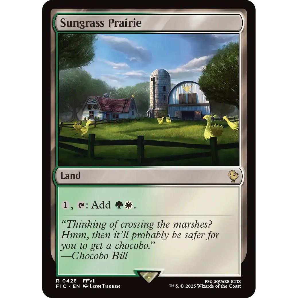 Image for Sungrass Prairie (Surge Foil) (428) (FIC) - Magic: The Gathering