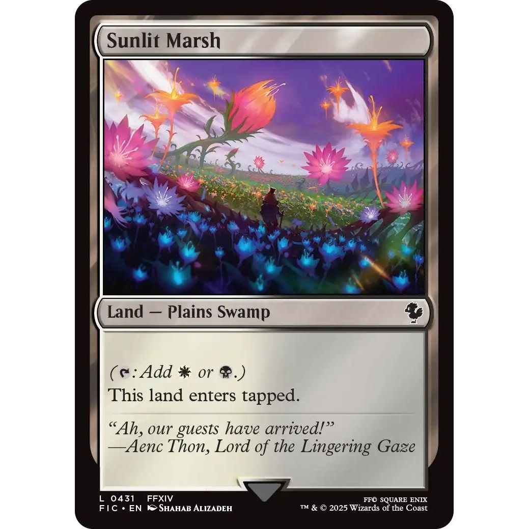 Image for Sunlit Marsh (Surge Foil) (431) (FIC) - Magic: The Gathering