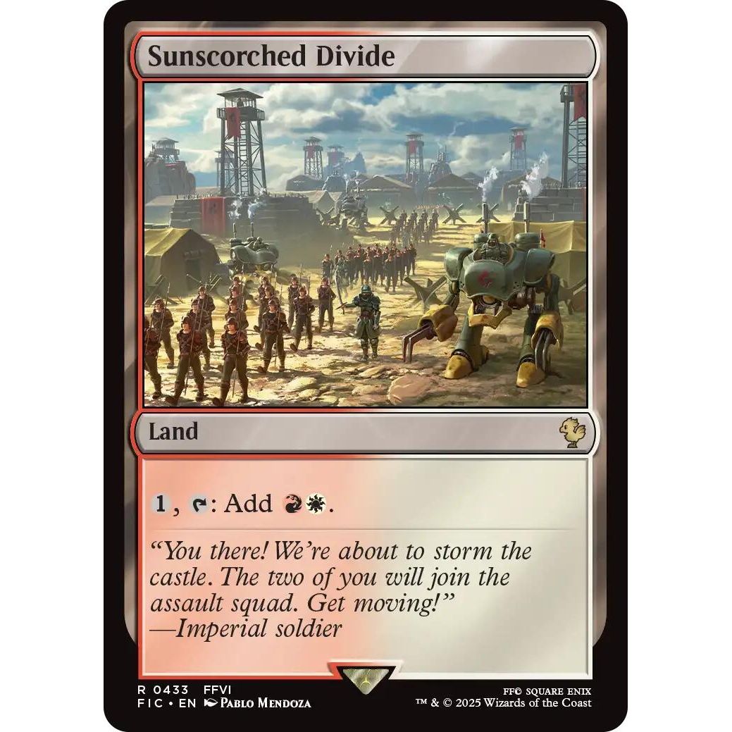 Image for Sunscorched Divide (Surge Foil) (433) (FIC) - Magic: The Gathering