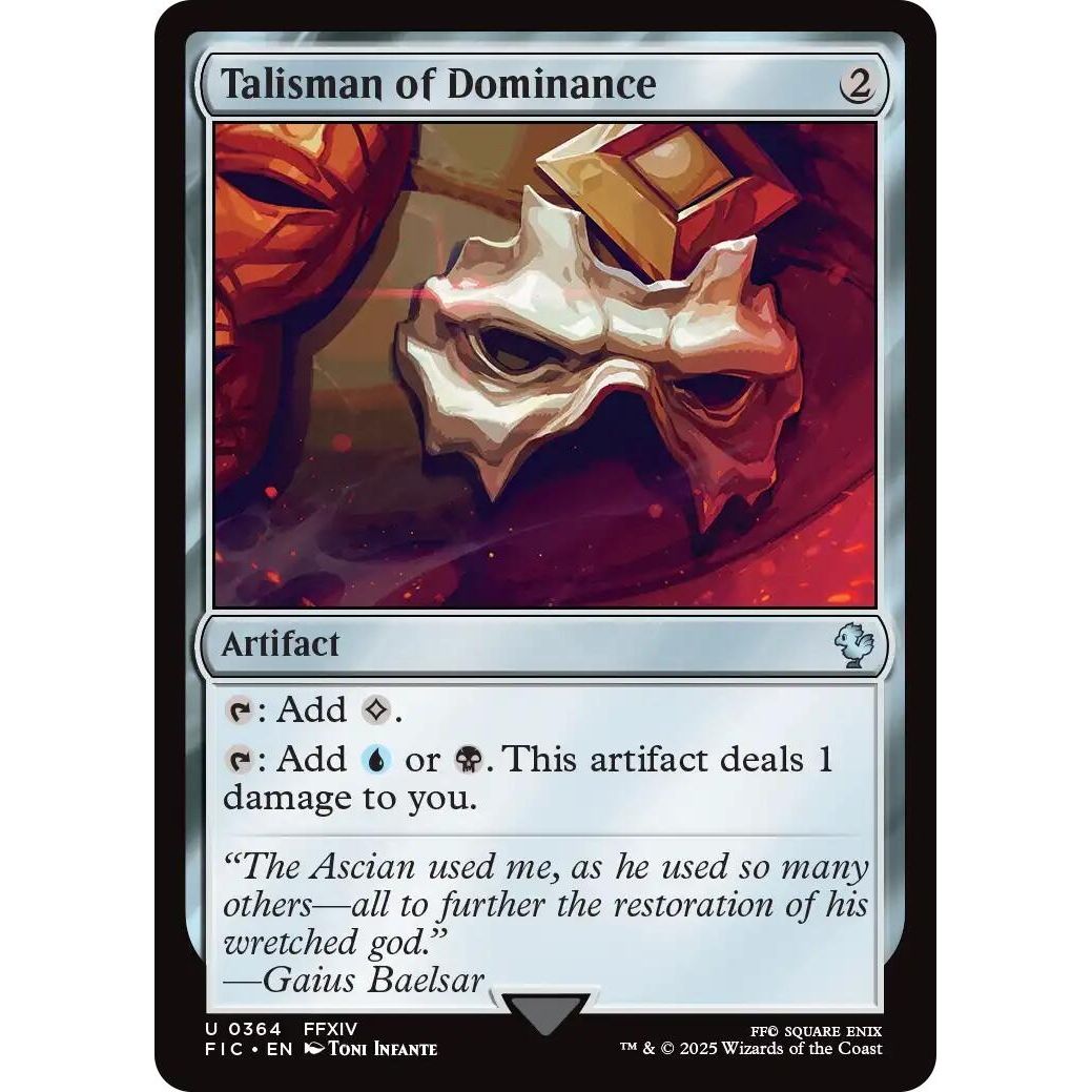Image for Talisman of Dominance (Surge Foil) (364) (FIC) - Magic: The Gathering