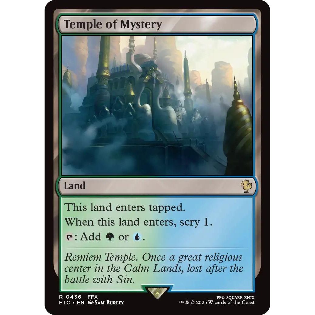 Image for Temple of Mystery (Surge Foil) (436) (FIC) - Magic: The Gathering