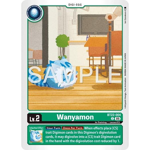 Image for Wanyamon (BT22-004 C) (BT22) - Digimon Card Game