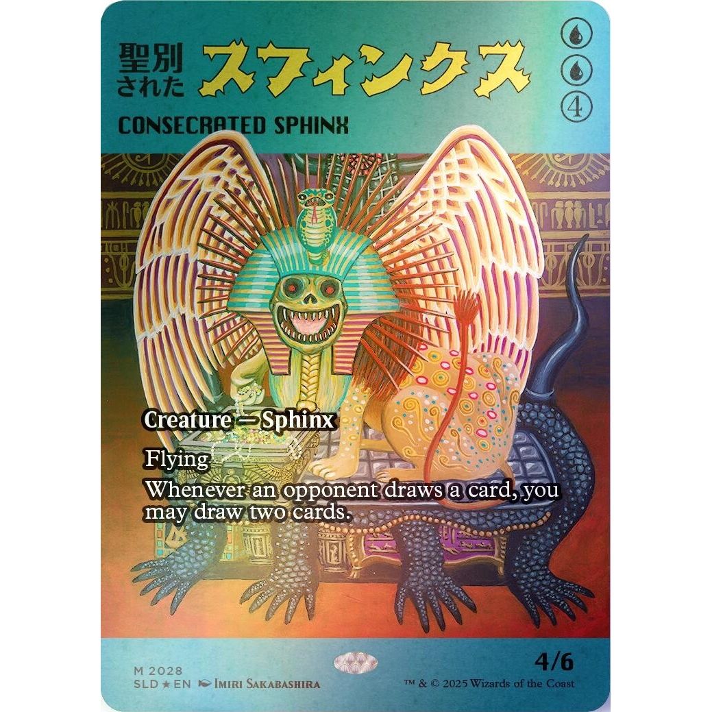 Image for Consecrated Sphinx (2028) (Rainbow Foil) (2028) (SLD) - Magic: The Gathering