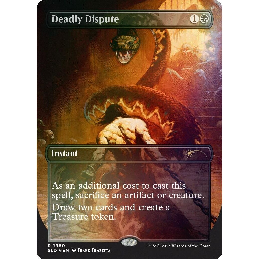 Image for Deadly Dispute (1980) (Rainbow Foil) (1980) (SLD) - Magic: The Gathering