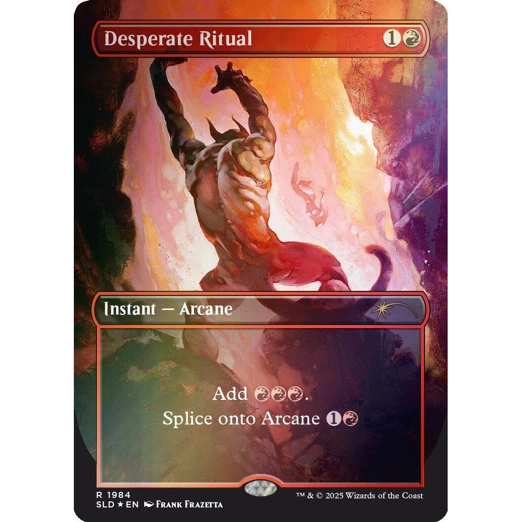 Image for Desperate Ritual (1984) (Rainbow Foil) (1984) (SLD) - Magic: The Gathering