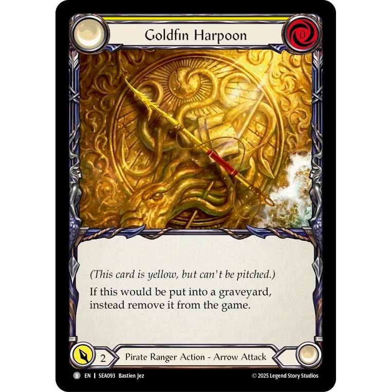 Image for Goldfin Harpoon (SEA093) - Flesh and Blood TCG