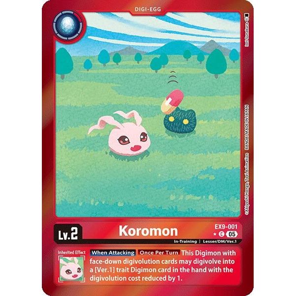 Image for Koromon (Limited Foil) (EX9-001 C) (EX09) - Digimon Card Game