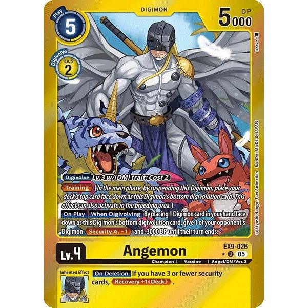 Image for Angemon (Limited Foil) (EX9-026 U) (EX09) - Digimon Card Game