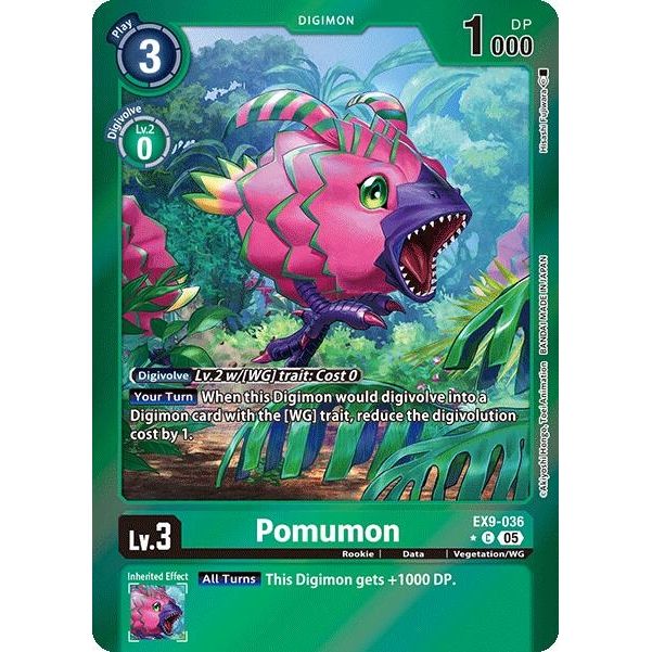 Image for Pomumon (Limited Foil) (EX9-036 C) (EX09) - Digimon Card Game