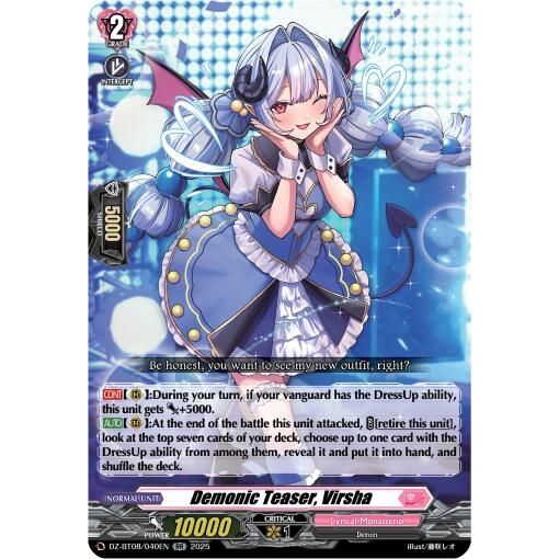 Image for Demonic Teaser, Virsha (DZ-BT08/040EN) (DZ-BT08) - Cardfight Vanguard
