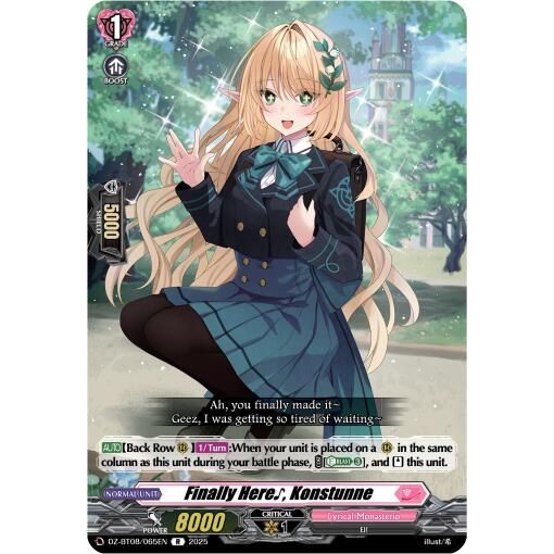 Image for Finally Here~ Konstunne (DZ-BT08/065EN) (DZ-BT08) - Cardfight Vanguard
