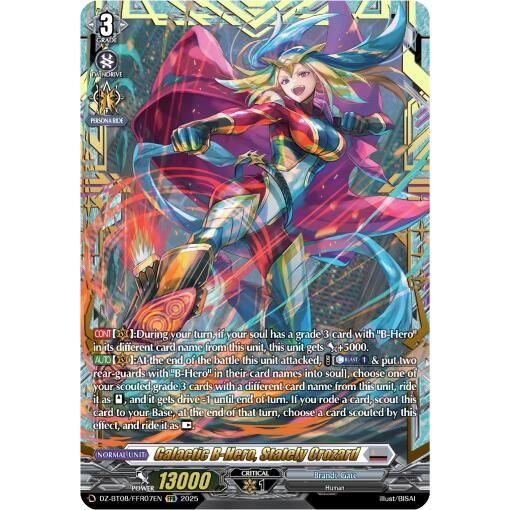 Image for Galactic B-Hero, Stately Crozard (FFR) (DZ-BT08/FFR07EN) (DZ-BT08) - Cardfight Vanguard