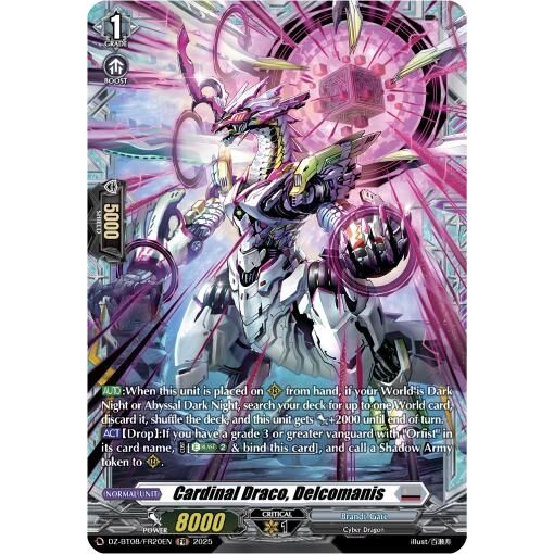 Image for Cardinal Draco, Delcomanis (FR) (DZ-BT08/FR20EN) (DZ-BT08) - Cardfight Vanguard