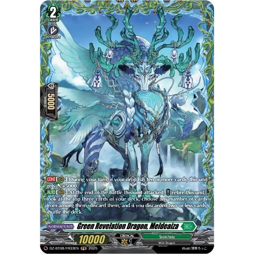 Image for Green Revelation Dragon, Meldeaiza (FR) (DZ-BT08/FR33EN) (DZ-BT08) - Cardfight Vanguard