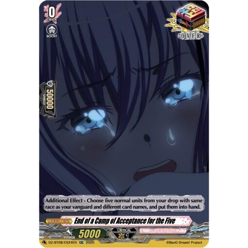 Image for End of a Camp of Acceptance for the Five (DZ-BT08/EX24EN) (DZ-BT08) - Cardfight Vanguard