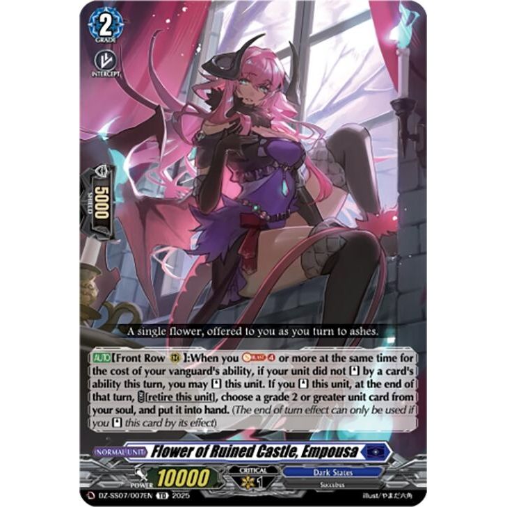 Image for Flower of Ruined Castle, Empousa (DZ-SS07/007EN) (DZ-SS07) - Cardfight Vanguard
