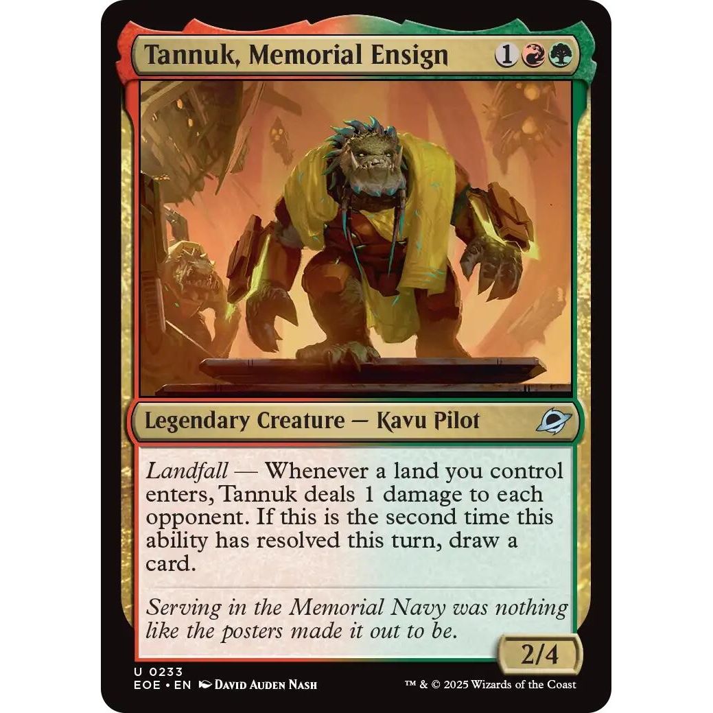 Image for Tannuk, Memorial Ensign (233) (EOE) - Magic: The Gathering
