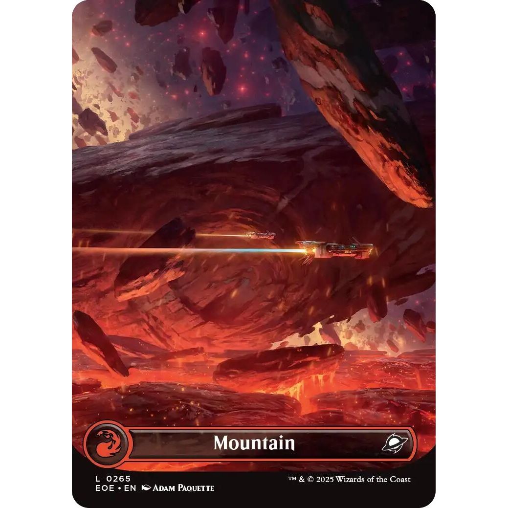 Image for Mountain (0265) (Borderless) (265) (EOE) - Magic: The Gathering