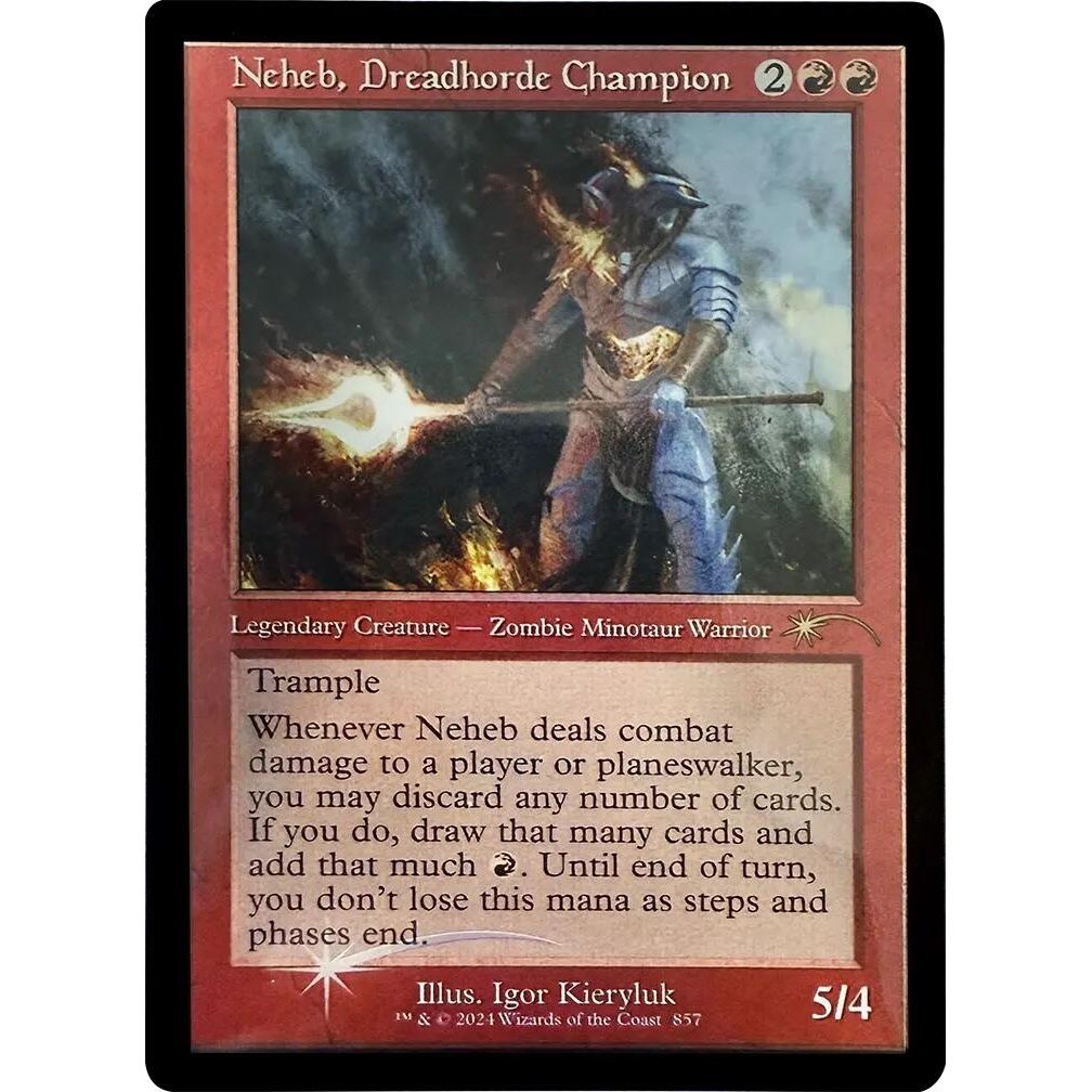 Image for Neheb, Dreadhorde Champion (Retro Frame) (857) (SLD) - Magic: The Gathering
