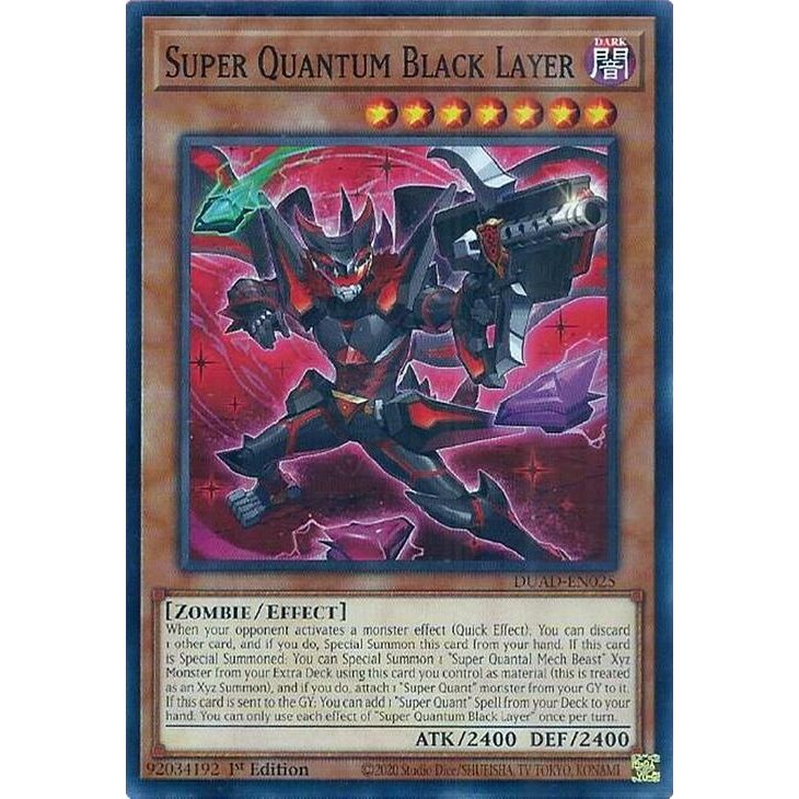 Image for Super Quantum Black Layer (DUAD-EN025) (DUAD) - YuGiOh