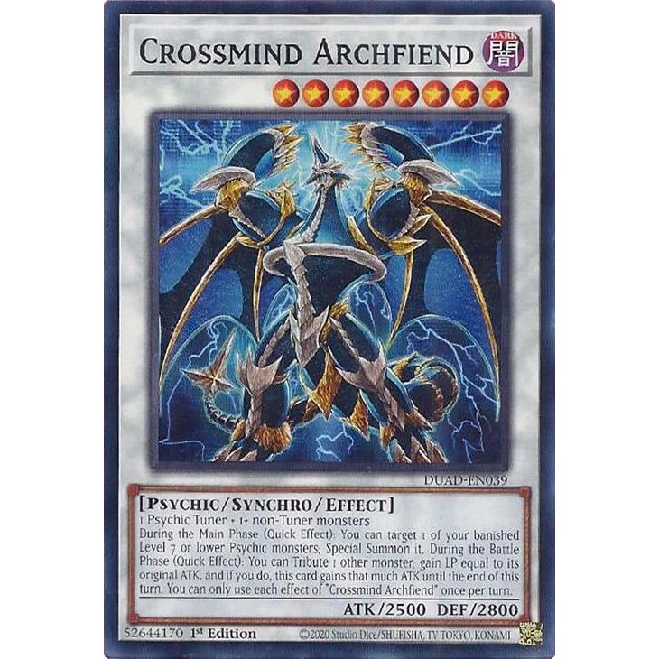 Image for Crossmind Archfiend (DUAD-EN039) (DUAD) - YuGiOh