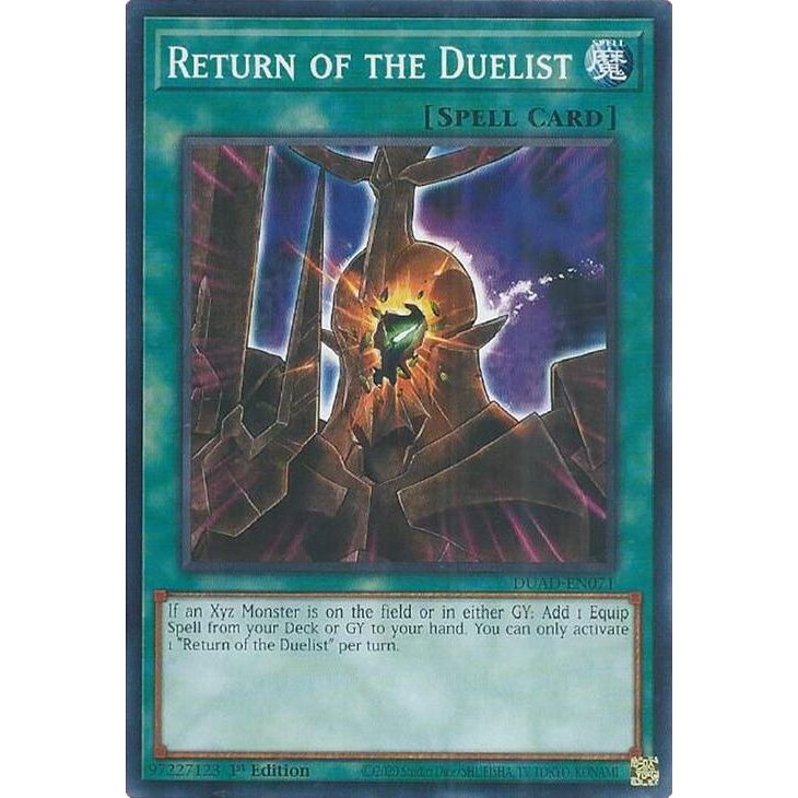 Image for Return of the Duelist (card) (DUAD-EN071) (DUAD) - YuGiOh