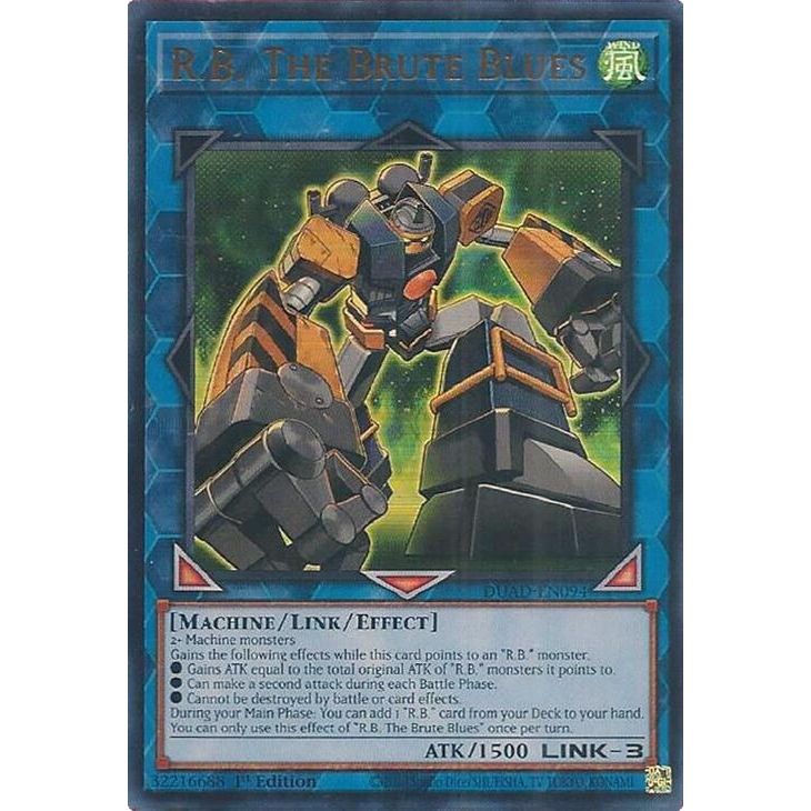 Image for R.B. The Brute Blues (DUAD-EN094) (DUAD) - YuGiOh