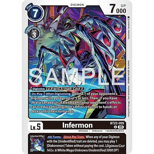 Image for Infermon (BT22-059 U) (BT22) - Digimon Card Game
