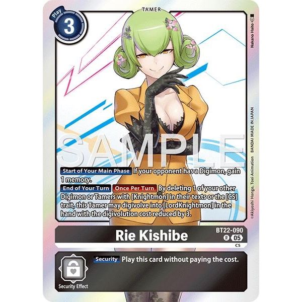 Image for Rie Kishibe (BT22-090 R) (BT22) - Digimon Card Game