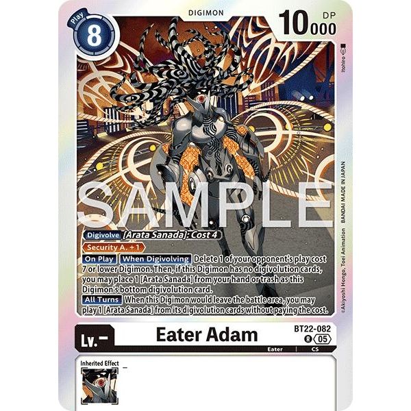Image for Eater Adam (BT22-082 R) (BT22) - Digimon Card Game