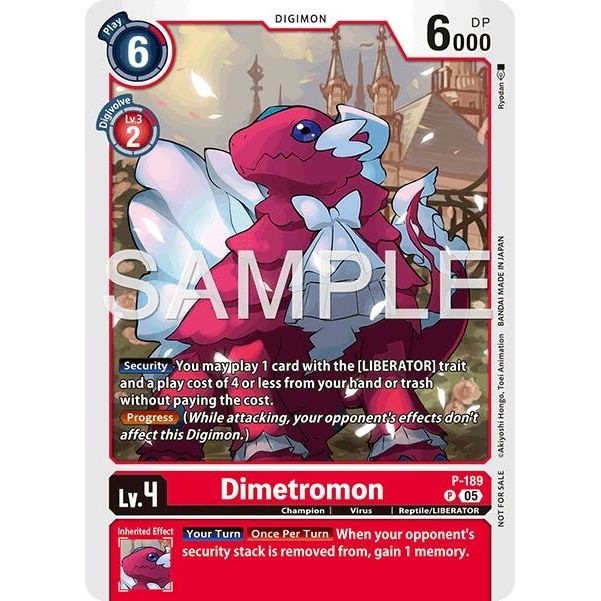 Image for Dimetromon (Store Tournament 2025 Vol.3 Participation Pack) (P-189 P) (D-PR) - Digimon Card Game