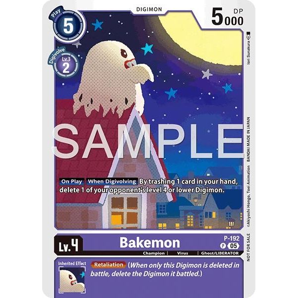 Image for Bakemon (Store Tournament 2025 Vol.3 Participation Pack) (P-192 P) (D-PR) - Digimon Card Game