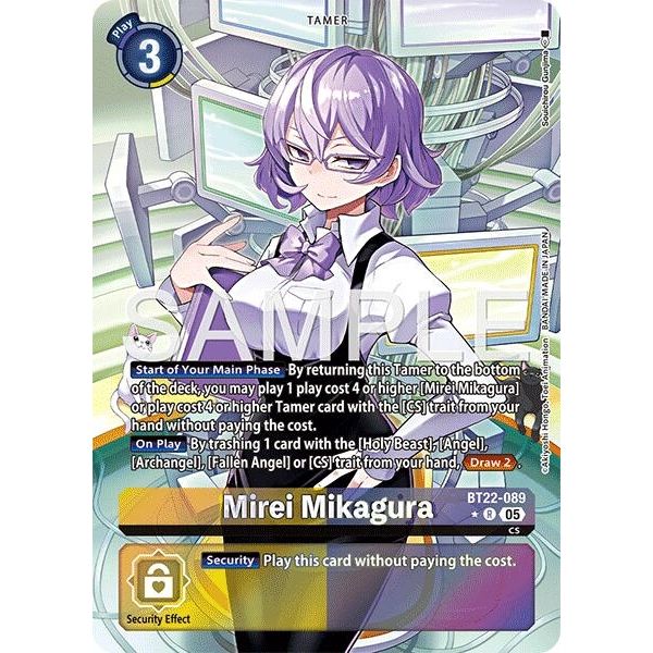 Image for Mirei Mikagura (Alternate Art) (BT22-089 R) (BT22) - Digimon Card Game