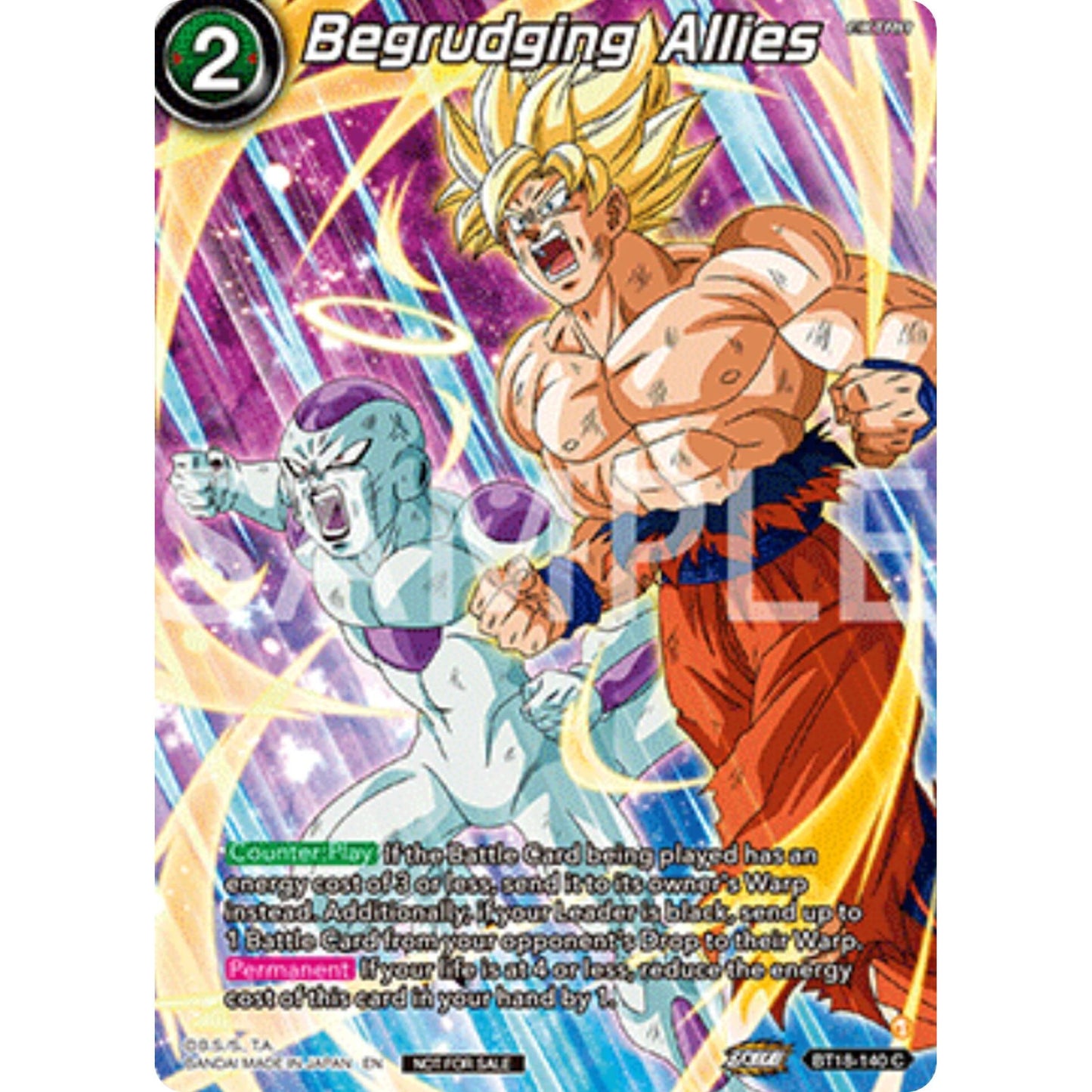 Image for Begrudging Allies (Premium Alt-Art Set 2025 Vol.2) (BT18-140) (PR) - Dragon Ball Super: Masters