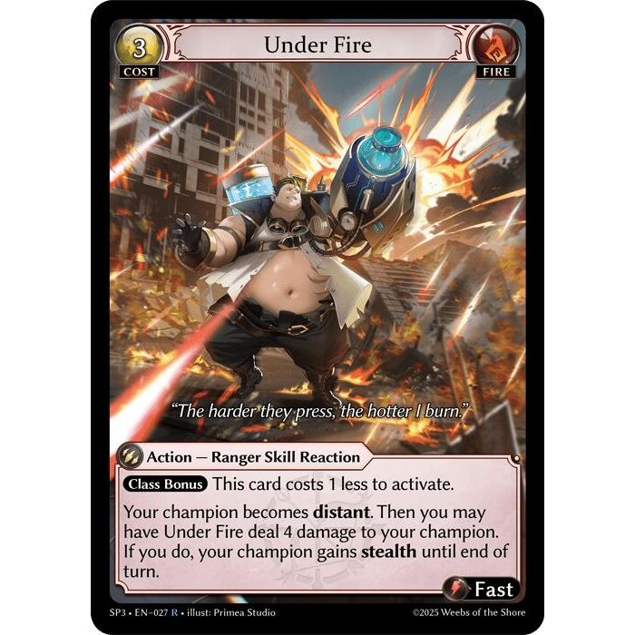 Image for Under Fire (027) (SP3) - Grand Archive TCG