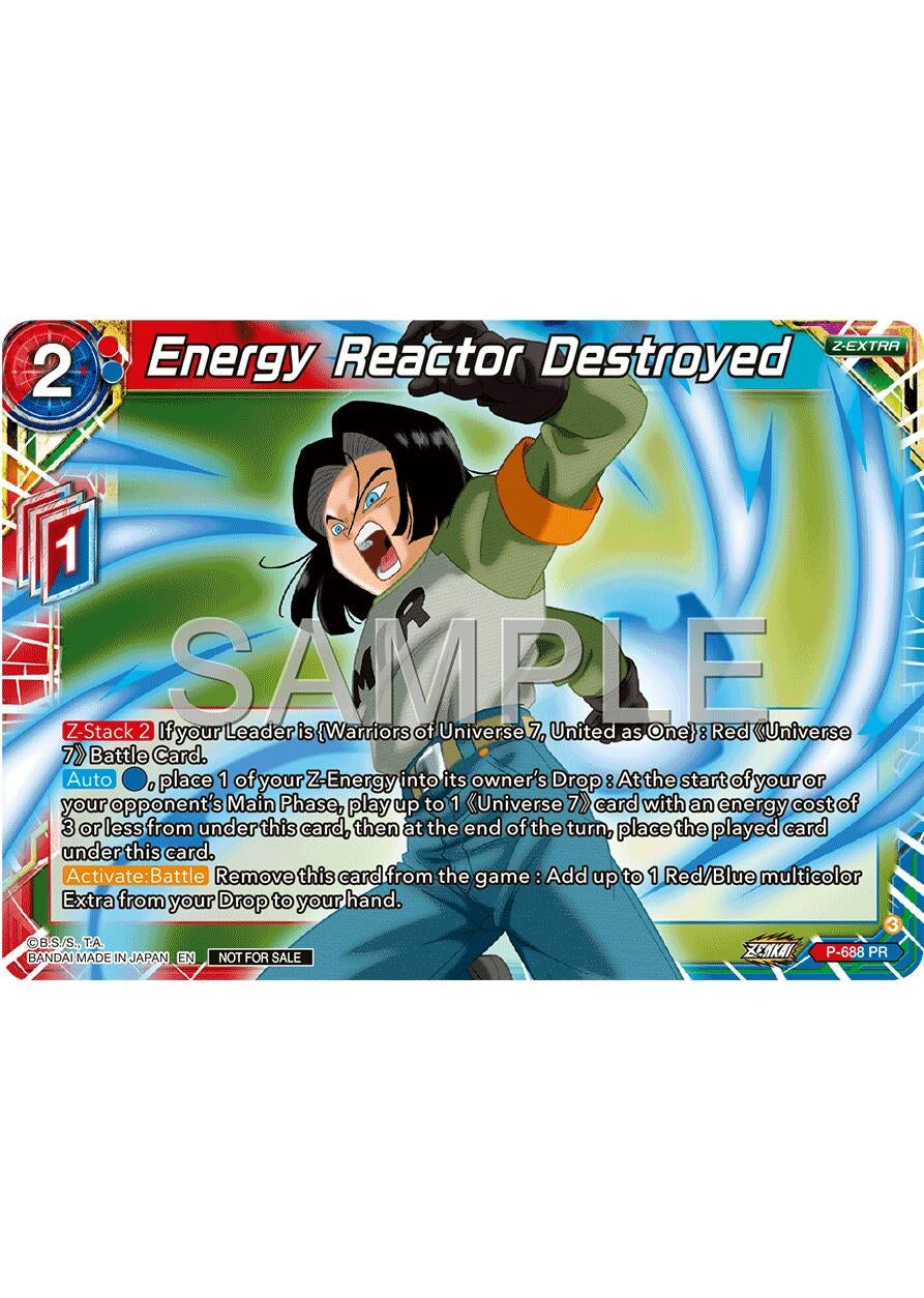 Image for Energy Reactor Destroyed (Tournament Pack Vol.12) (P-688) (TPR) - Dragon Ball Super: Masters