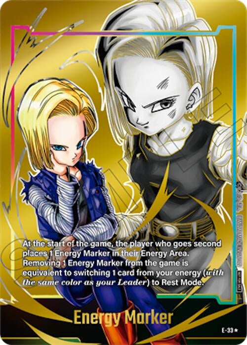 Image for Energy Marker (E-33) (Gold) (E-33) (DBSFW_EM) - Dragon Ball Super: Fusion World