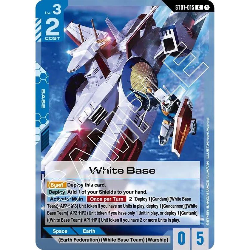 Image for White Base (ST01-015) (ST01) - Gundam Card Game