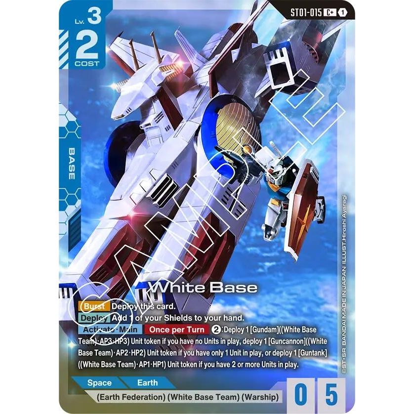 Image for White Base (C+) (ST01-015) (ST01) - Gundam Card Game