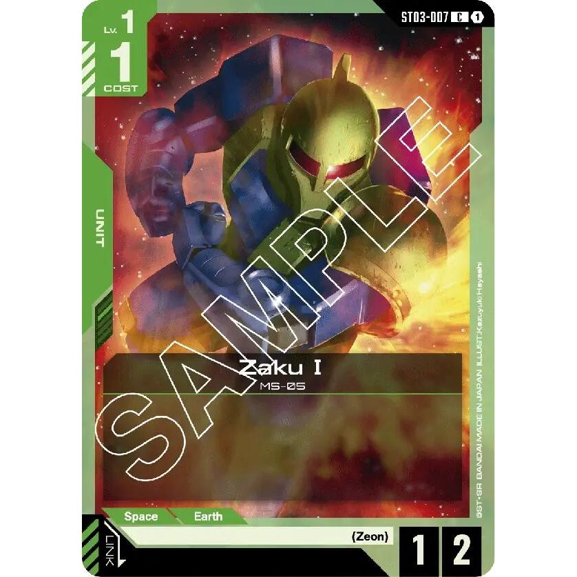 Image for Zaku I (ST03-007) (ST03) - Gundam Card Game