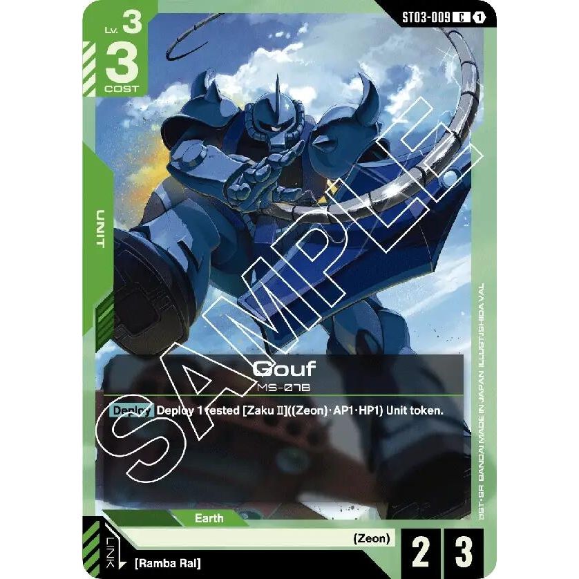 Image for Gouf (ST03-009) (ST03) - Gundam Card Game