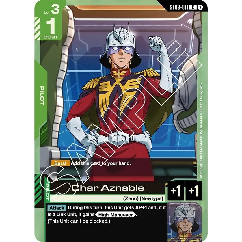 Image for Char Aznable (ST03-011) (ST03) - Gundam Card Game