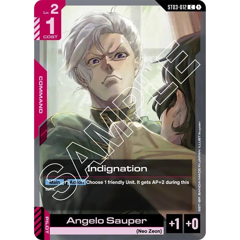 Image for Indignation (ST03-012) (ST03) - Gundam Card Game