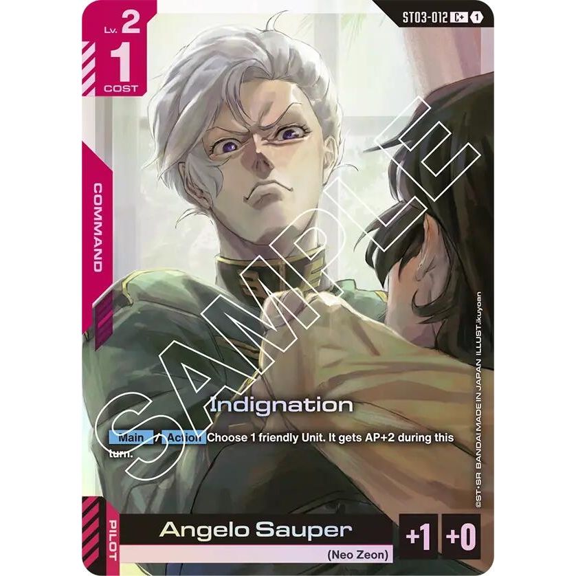 Image for Indignation (C+) (ST03-012) (ST03) - Gundam Card Game