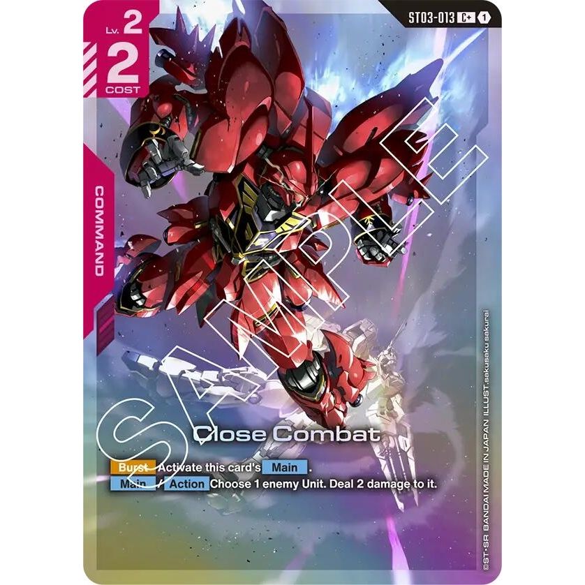 Image for Close Combat (C+) (ST03-013) (ST03) - Gundam Card Game