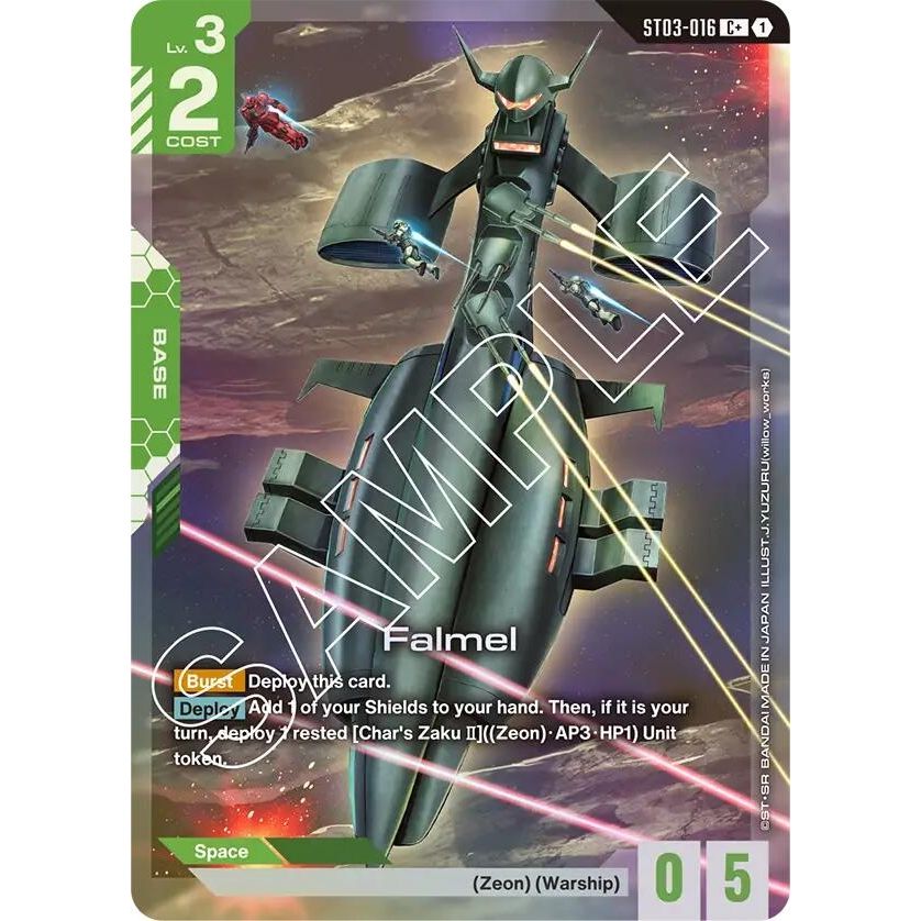 Image for Falmel (C+) (ST03-016) (ST03) - Gundam Card Game