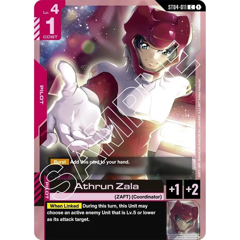 Image for Athrun Zala (ST04-011) (ST04) - Gundam Card Game